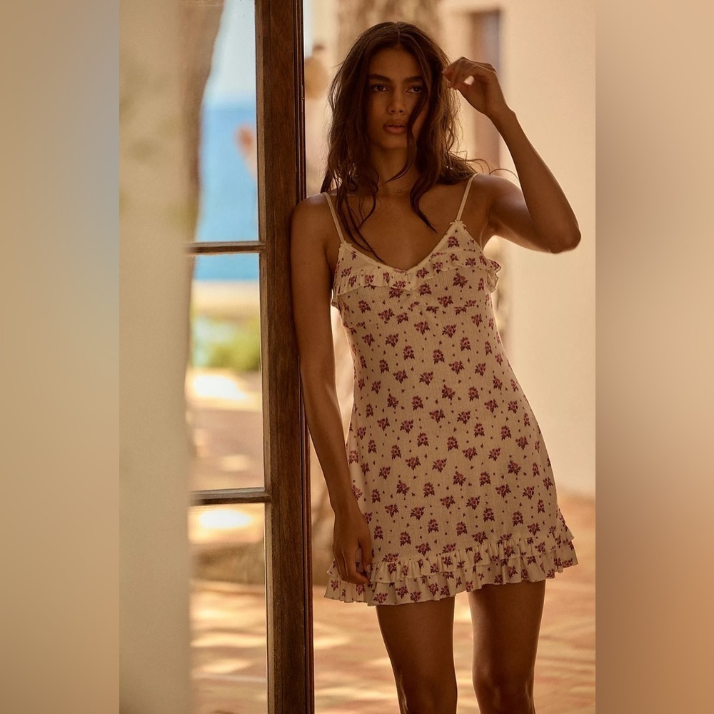 NWT Size L - By Anthropologie Pointelle Pajama Dress